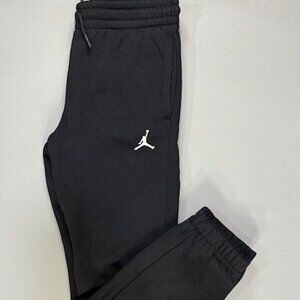 Girls Jordan Fleece Joggers Black M 10-12